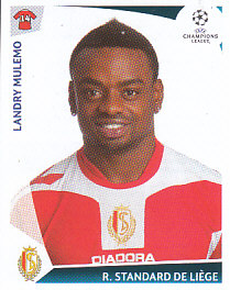 Landry Mulemo Standard de Liege samolepka UEFA Champions League 2009/10 #537